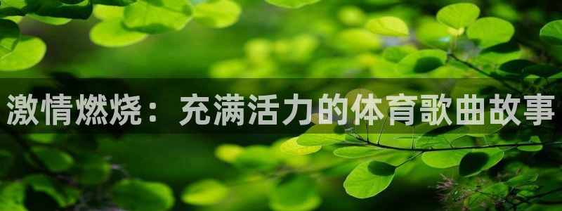皇冠277体育：激情燃烧：充满活力的体育歌曲故事